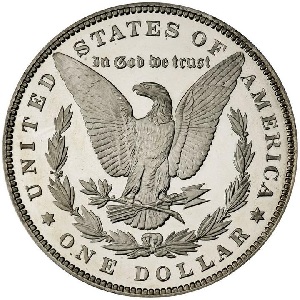 key date 1895 Morgan dollar values