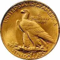 Classic Rarity 1907 Indian Head $10 Eagle, w/ Rolled Rim & Periods