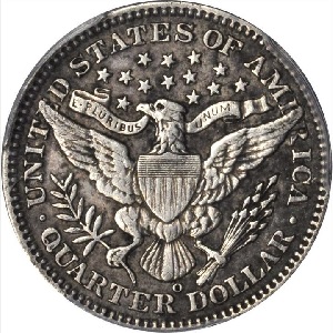 Key date 1909-O Barber quarter -- incredible record of price increases