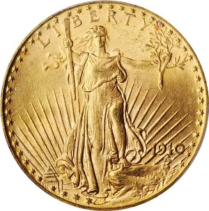1910 Saint-Gaudens double eagle