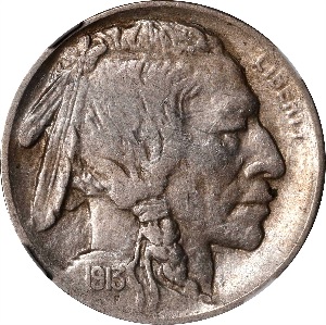 1913-S Buffalo nickel images