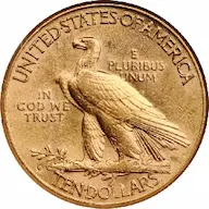 1920-S Indian Head $10 Eagle: Historic value trends