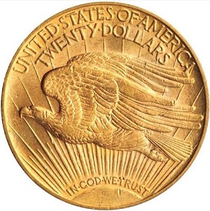 Extremely rare 1921 St. Gaudens $20 double eagle