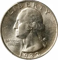1932-S Washington quarter images