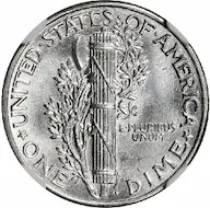 Compare value trends of common date 1935 Mercury dime to key dates