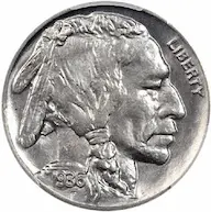 1936 Buffalo Nickel