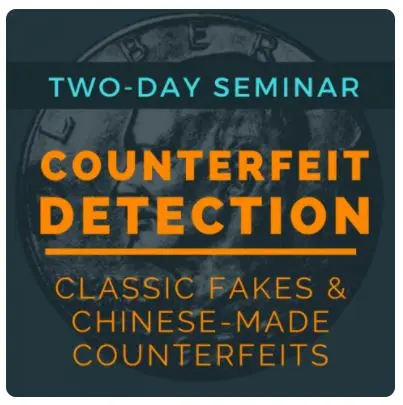Attending a seminar on coin counterfeit detection will help protect you from becoming a victim of fraud. Attending a seminar on coin counterfeit detection will help protect you from becoming a victim of fraud.