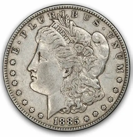 ANA grading scale EF-40 obverse photo