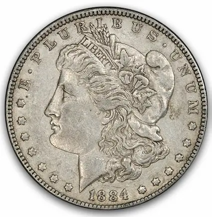 ANA grading scale EF-45 obverse photo
