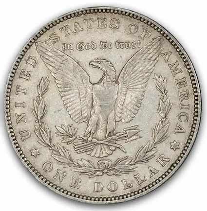 ANA grading scale EF-45 reverse photo