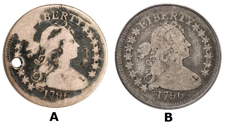 Coin eye appeal comparison.