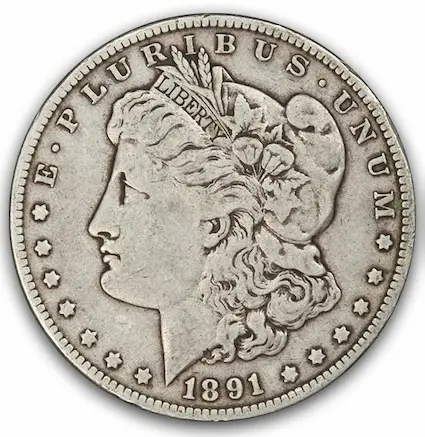 ANA grading scale F-15 obverse photo