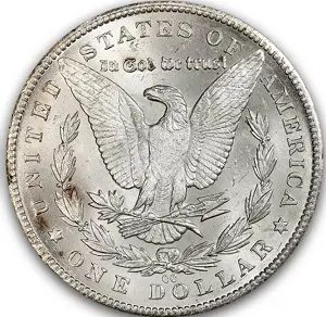 ANA grading scale MS-62 reverse photo