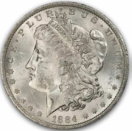 ANA grading scale MS-63 obverse photo ANA grading scale MS-63 obverse photo