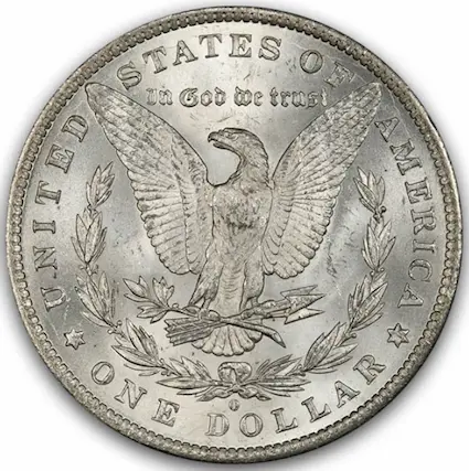 ANA grading scale MS-63 reverse photo ANA grading scale MS-63 reverse photo