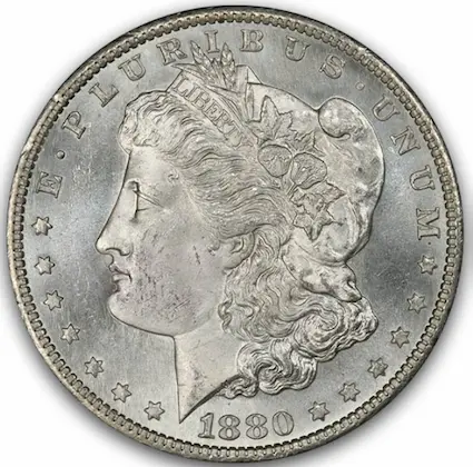 ANA grading scale MS-64 obverse photo ANA grading scale MS-64 obverse photo