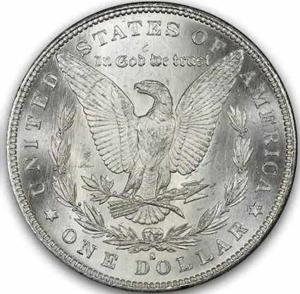 ANA grading scale MS-65 reverse photo ANA grading scale MS-65 reverse photo