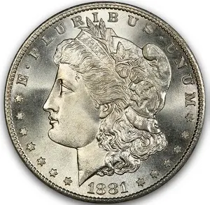 ANA grading scale MS-69 obverse photo