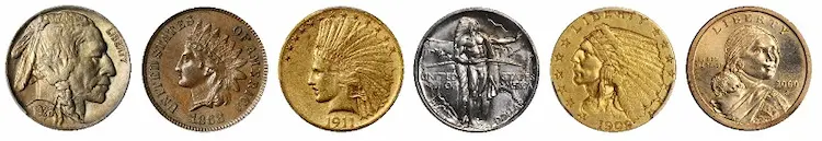 Native Americans have been depicted on many United States coins.