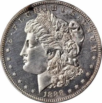 ANA grading scale PR-62 obverse photo