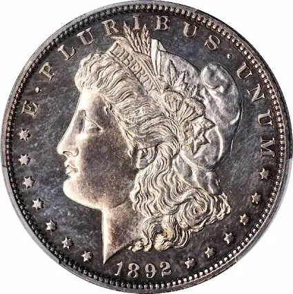 ANA grading scale PR-63 obverse photo