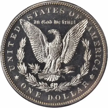 ANA grading scale PR-64 reverse photo