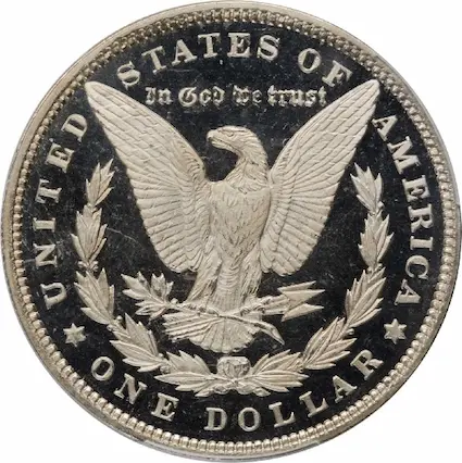 ANA grading scale PR-65 reverse photo