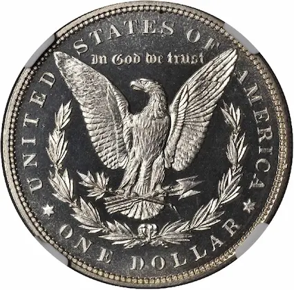 ANA grading scale PR-66 reverse photo