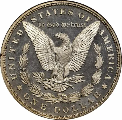 ANA grading scale PR-67 reverse photo