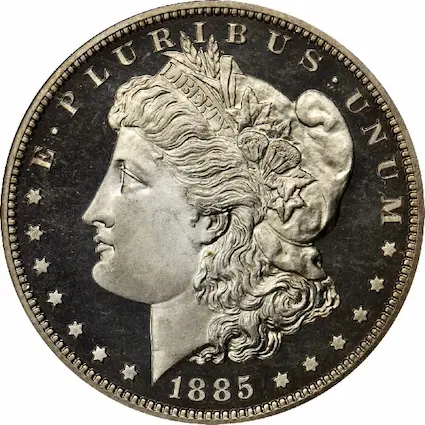 ANA grading scale PR-68 obverse photo