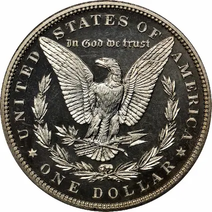 ANA grading scale PR-68 reverse photo