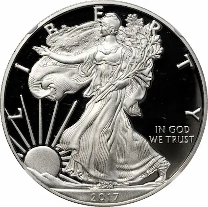 ANA grading scale PR-70 obverse photo