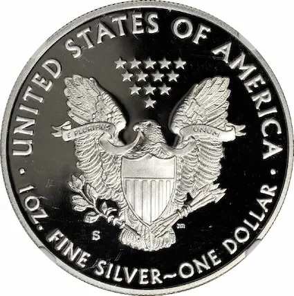 ANA grading scale PR-70 reverse photo