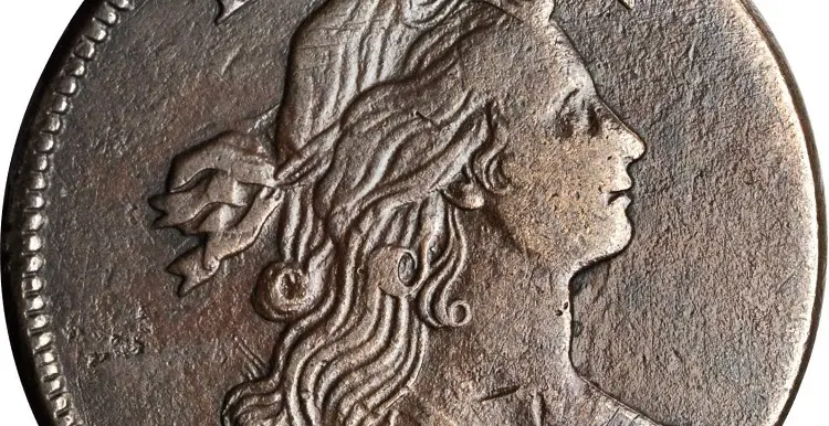 This 1807 Draped Bust cent has granular surface roughness throughout, with some deeper pitting to the left of Liberty. Degradation caused by environmental conditions this coin was subjected to. This 1807 Draped Bust cent has granular surface roughness throughout, with some deeper pitting to the left of Liberty. Degradation caused by environmental conditions this coin was subjected to.