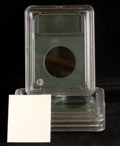 Premier coin holders like this one are about the best holders commercially available to collectors. Premier coin holders like this one are about the best holders commercially available to collectors.