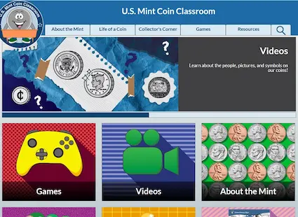 U.S. Mint Coin Classroom screenshot