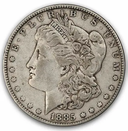 ANA grading scale VF-25 obverse photo