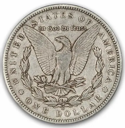 ANA grading scale VF-35 reverse photo