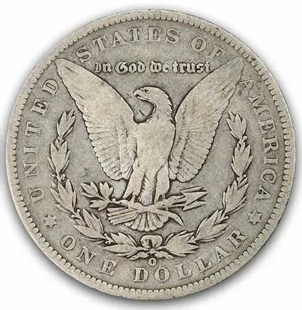 ANA grading scale VG-8 reverse photo