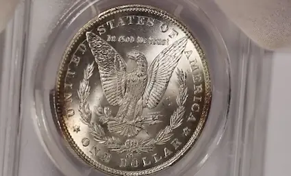 When a coin retains full, original mint luster, the cartwheel effect may be seen when the coin is rotated slowly under a good light. When a coin retains full, original mint luster, the cartwheel effect may be seen when the coin is rotated slowly under a good light.