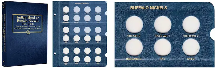 Coin albums display both sides of the coin and provide some protection.  Albums like this one are suitable for intermediate collections.  Not recommended for high grade or rare & valuable coins. Coin albums display both sides of the coin and provide some protection.  Albums like this one are suitable for intermediate collections.  Not recommended for high grade or rare & valuable coins.
