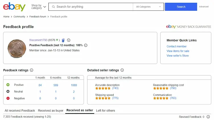 This dealer has been selling coins on eBay since 2013 and has thousands of satisfied customers. This dealer has been selling coins on eBay since 2013 and has thousands of satisfied customers.