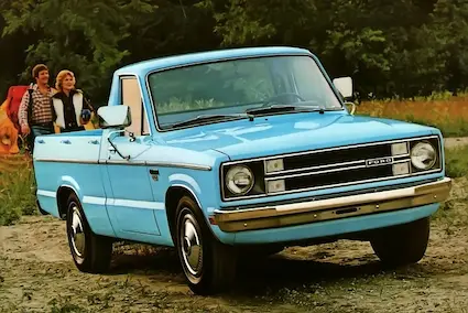 I once mortgaged a 1982 Ford Courier much like this one to get my hands on money used for coin investing.
