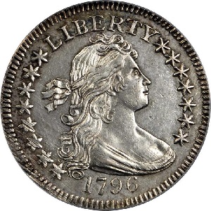 1796 Draped Bust Small Eagle quarter images