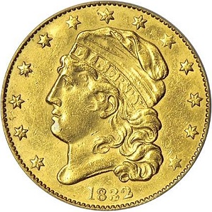 1832 Capped Head Half Eagle Square Base 2, 13 Stars