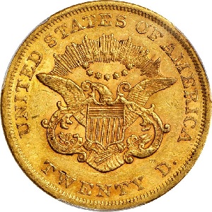 1863 Coronet $20 double eagle history