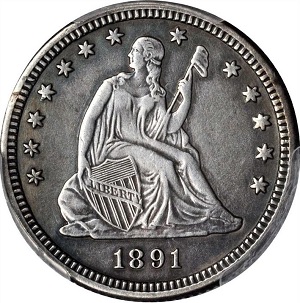 1891-O Seated Liberty quarter pics