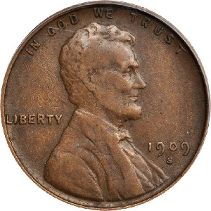 1909-S VDB Lincoln cent images