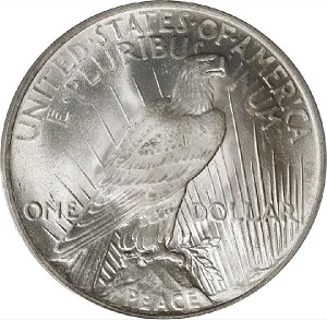 Common Date: 1923 Peace dollar
