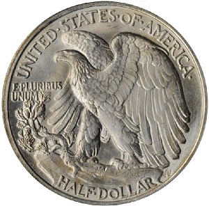 Value trends of the common date 1935 Walking Liberty half dollar